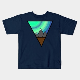 bright northern lights Kids T-Shirt